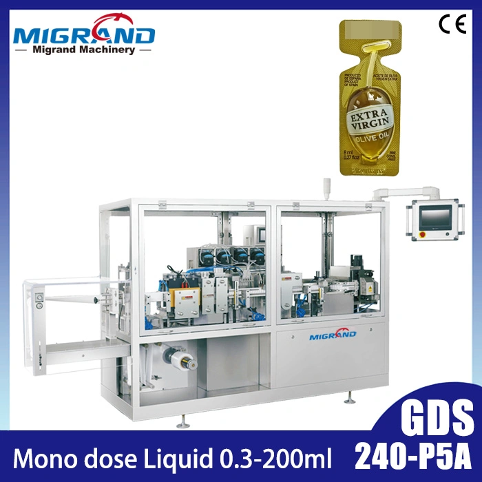 Professional Packaging and Food Processing Equipment Olive Oil 14ml Small Volume Plastic Bottle Liquid Filling Machine