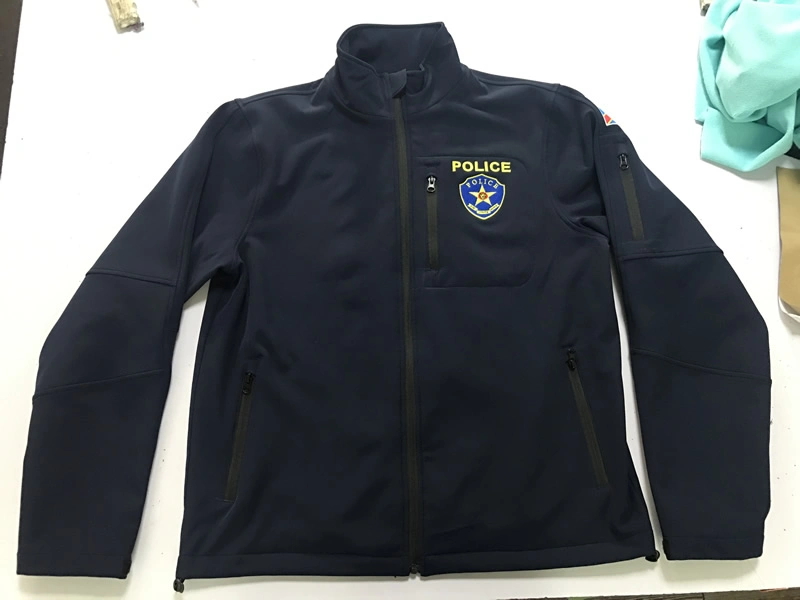 OEM Military Style Black Police Style Uniform Navy Blue Clothes Security Guard Uniform (W2305)