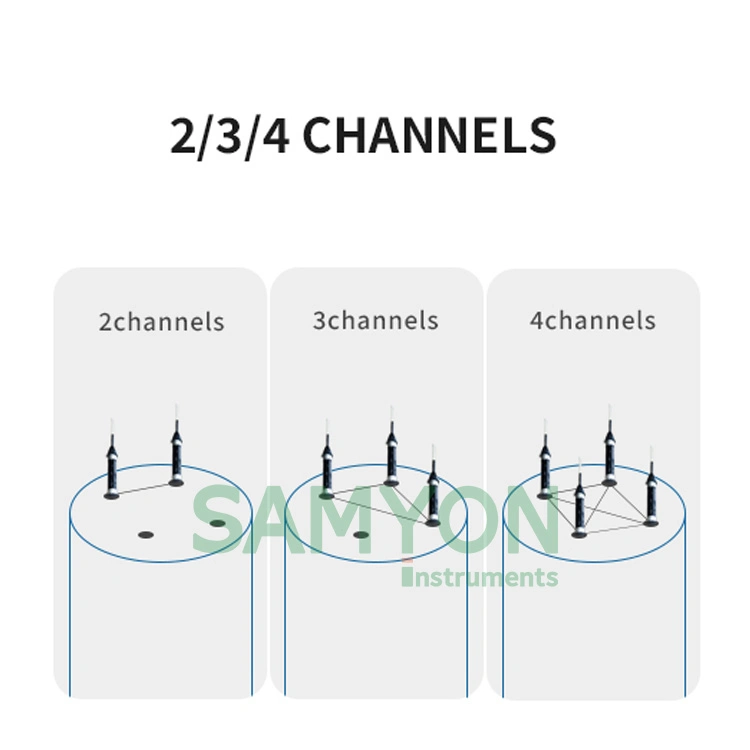 6 Sections Ultrasonic Cross Hole Pile Testing System/ Sonic Logging System