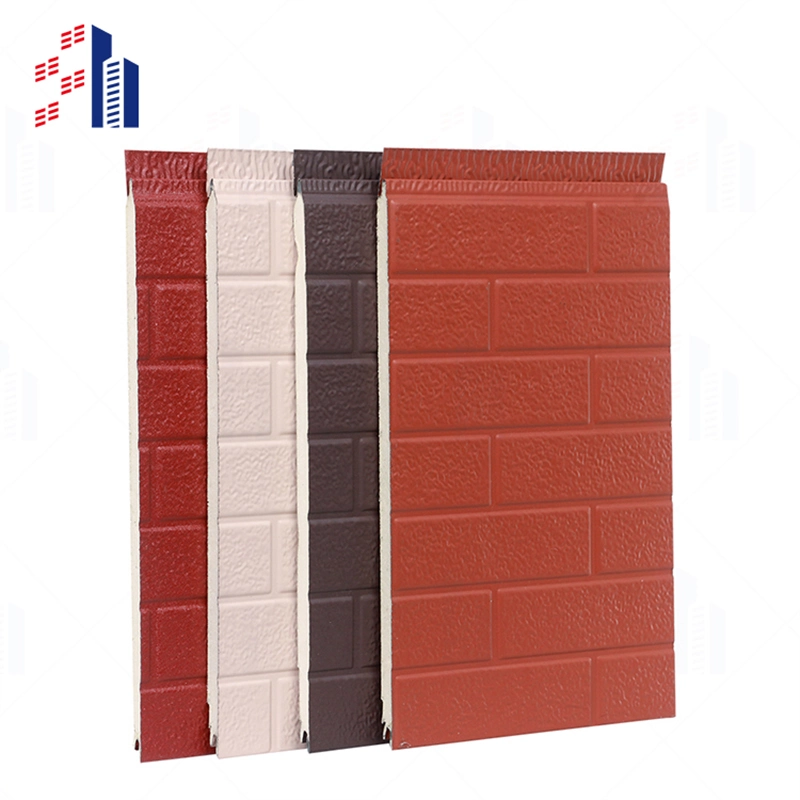 Brick Grain PU Fireprof Insulated Outdoor Exterior Sound Proof Wall Panels/Boards