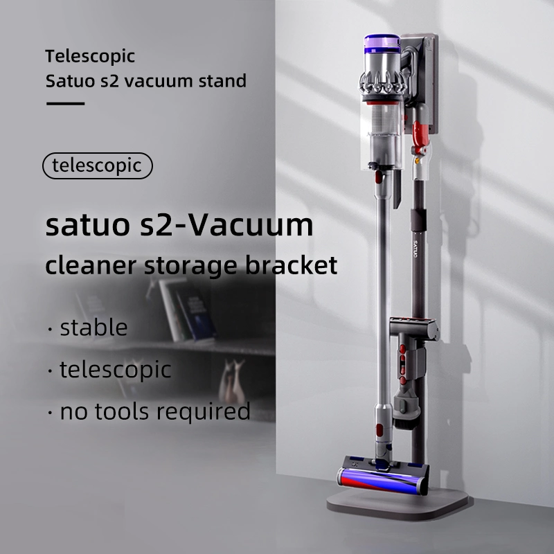 Vacío telescópico estante de almacenamiento inalámbrico de aleación de aluminio para rack de soporte de Dyson V7/V8/SV10 /V11/SV12/V15