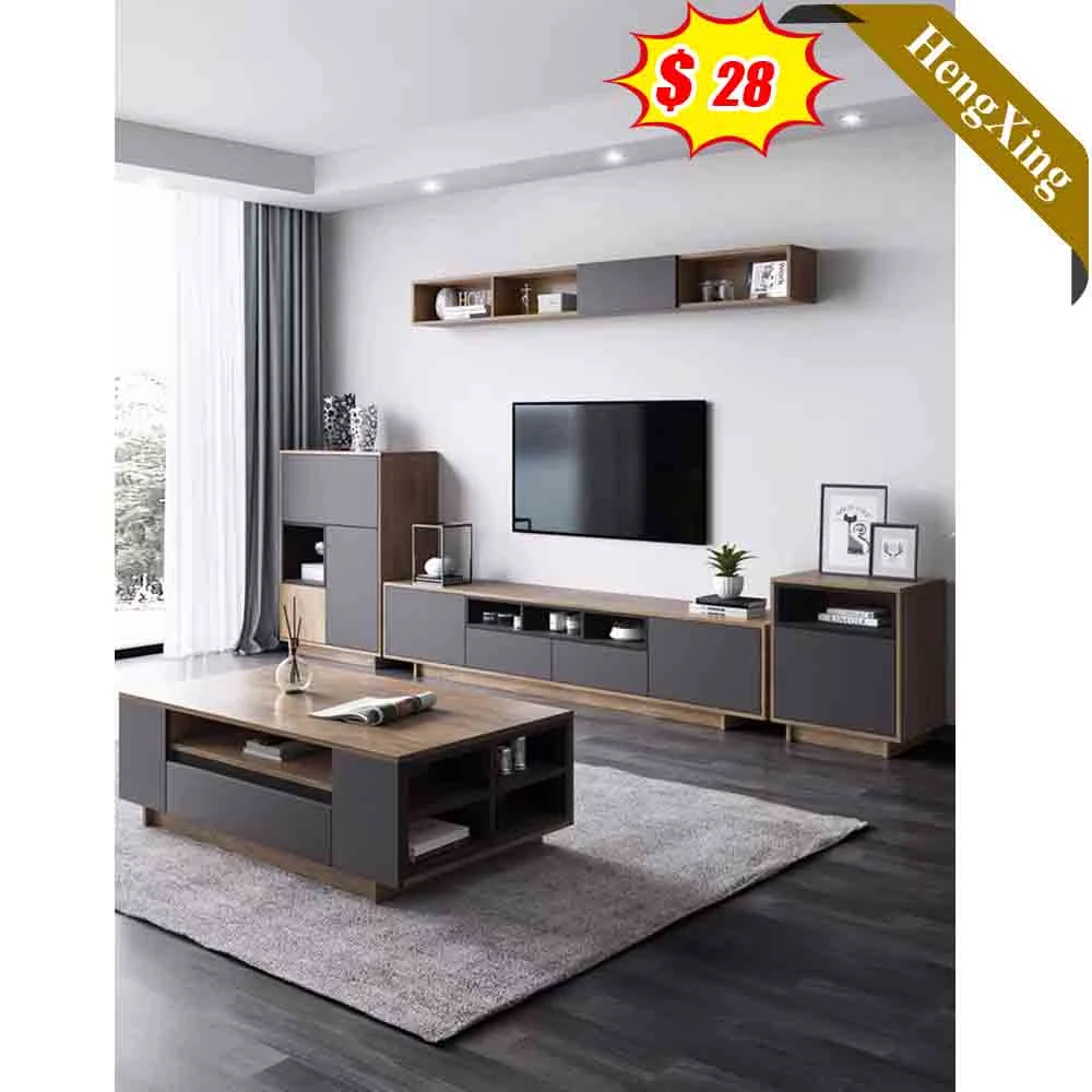 China Wholesale/Supplier Modern Furniture MDF Side TV Cabinet Stands Center Wooden Coffee Table