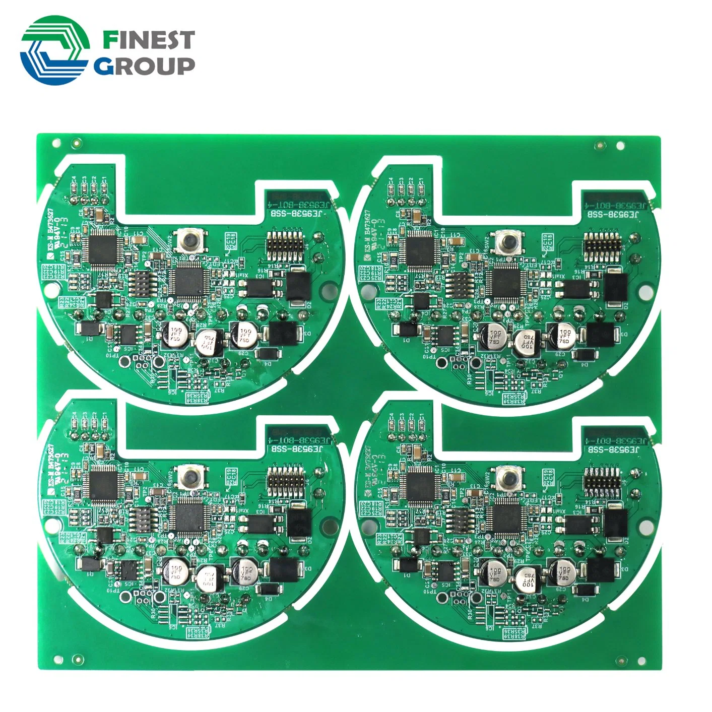 Carte de circuit imprimé imprimée Rogers Rigid Double Sided PCB Service de projet