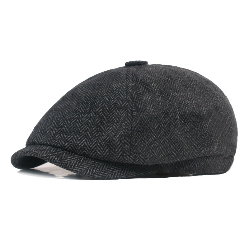 Mayorista/Proveedor de Men's Classic Skylark Espina de Pez de Tweed de lana mezcla Newsboy Ivy Hat