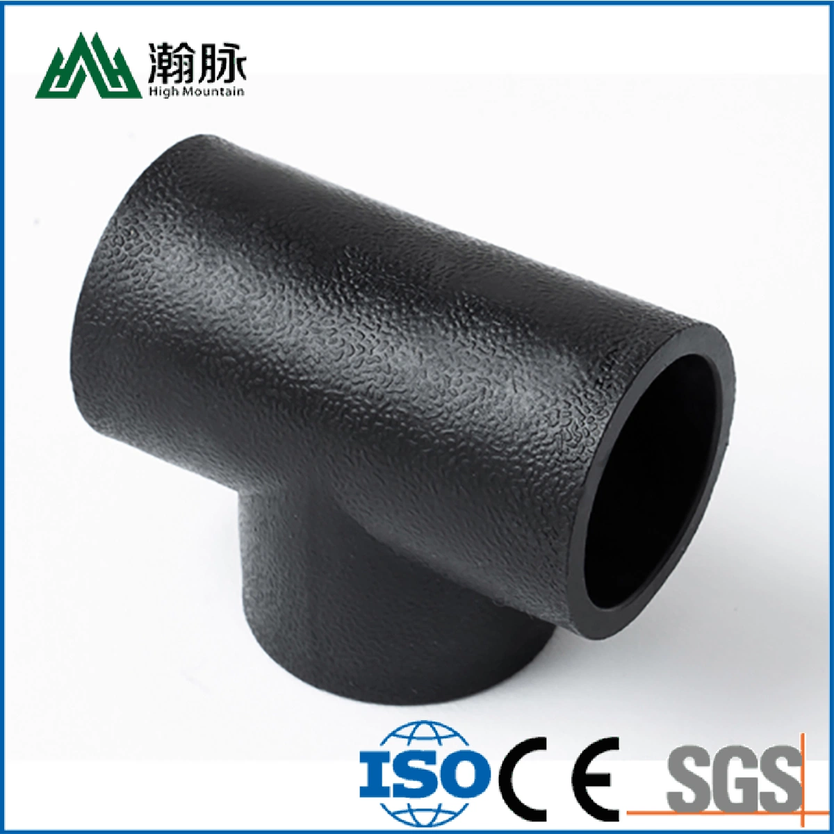 Butt Fusion Machines HDPE Pipe Butt Fusion 4 Way Cross Equal Tee PE Fittings