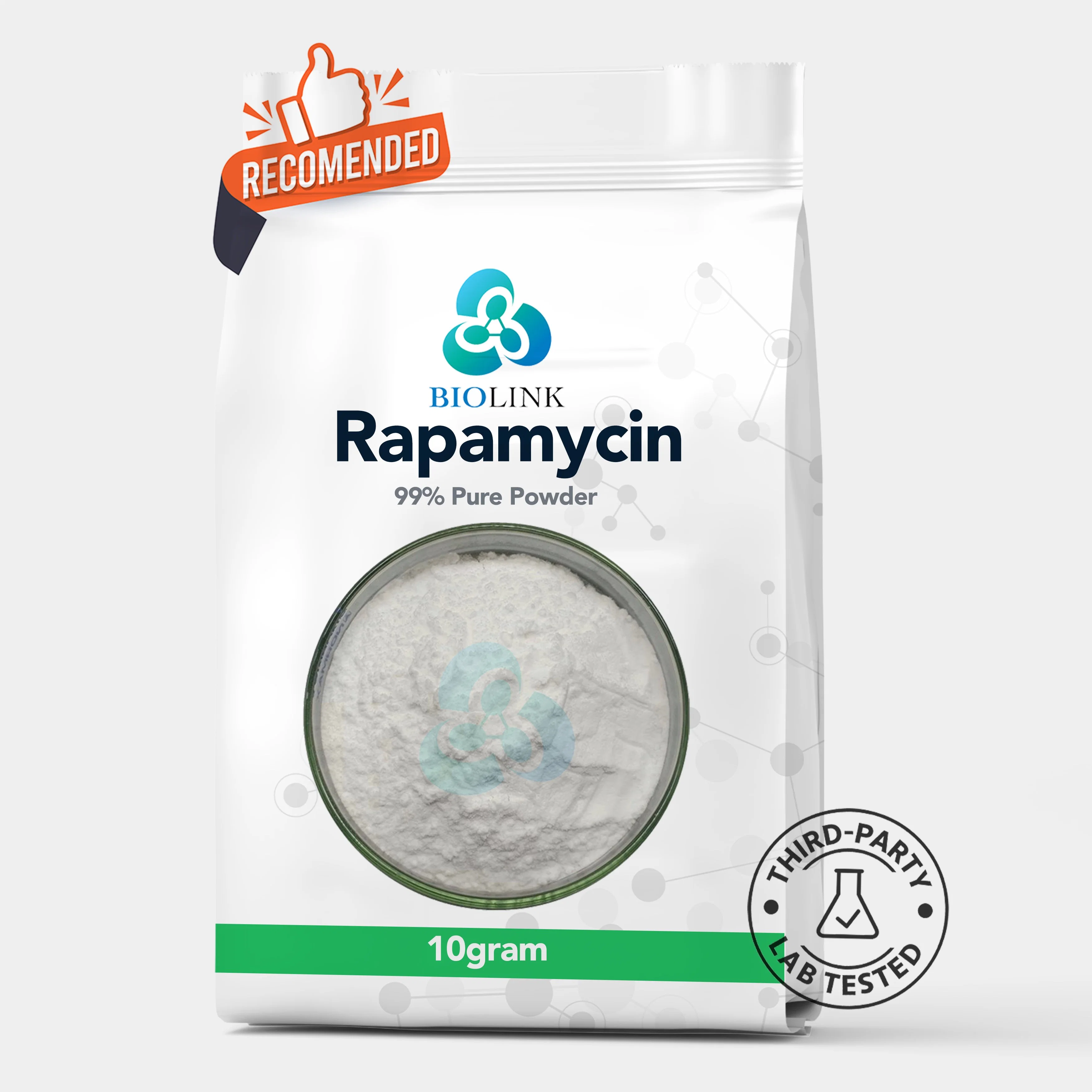Rapamycin Tablets Sirolimus Raw Powder Slow Skin Aging USA Warehouse Overnight Delivery CAS: 53123-88-9