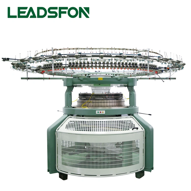 Leadsfon High Performance Double Jersey Circular Knitting Machine Rib Double Knit