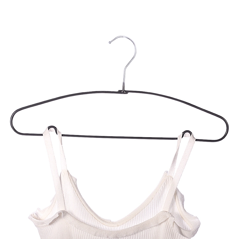 Factory Wholesale/Supplier Laundry Drying Hanger PVC Coated Wire Metal Clothes Hangers (J1001R-1)