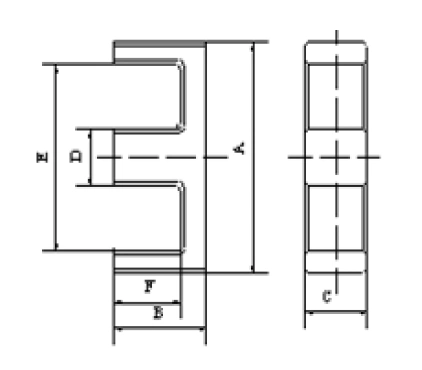 PC30, PC40 Ferrite Core for High Frequency Transformer (Ef16e)