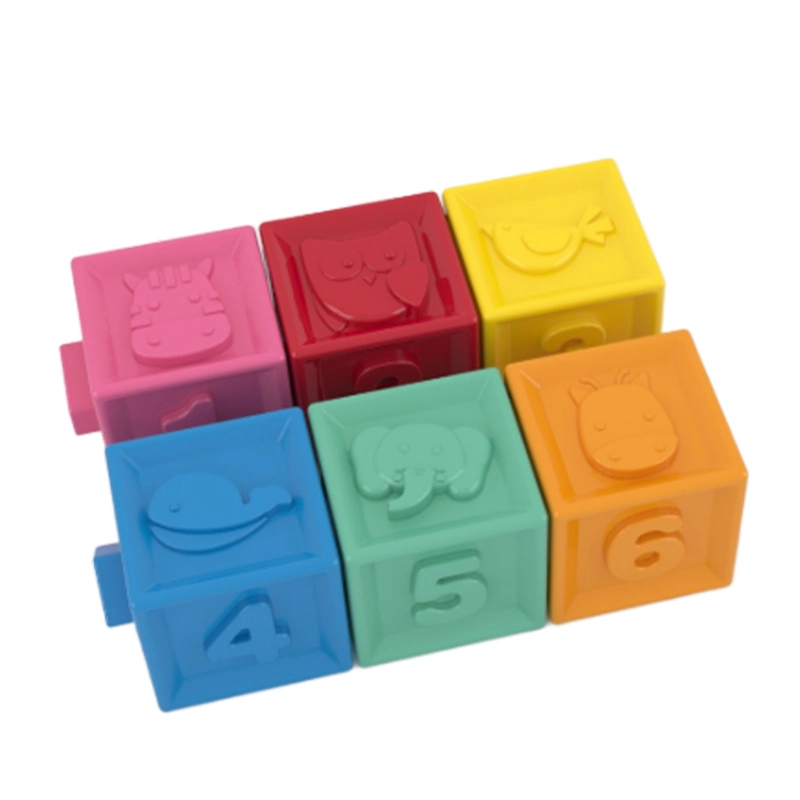 Soft Silicone Building Blocks Set