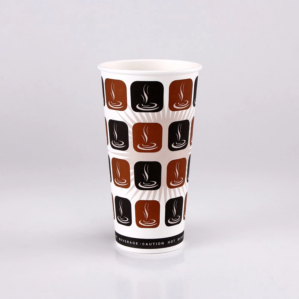 Disposable Tea Coffee Drinking Water Kraft Paper Cup with Bowl Set Price