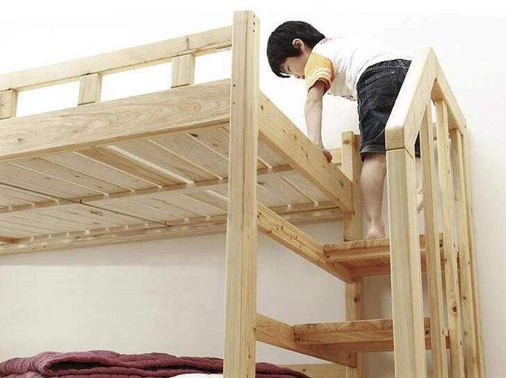 Solid Wooden Bed Room Bunk Beds Children Bunk Bed (M-X2220)