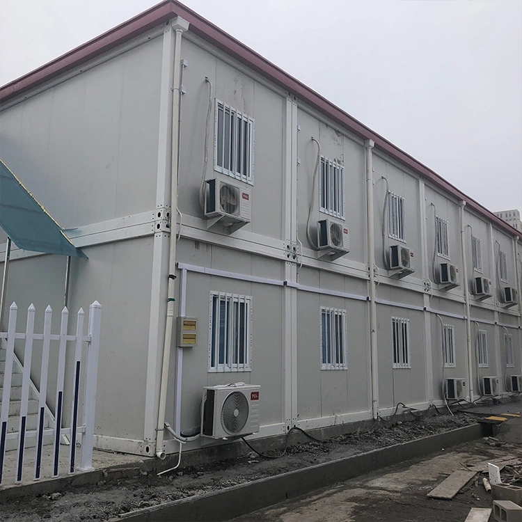 Prefácio modular de estrutura de aço inoxidável para casa económica chinesa, móvel Casa de contentores amovível para construção de instalações