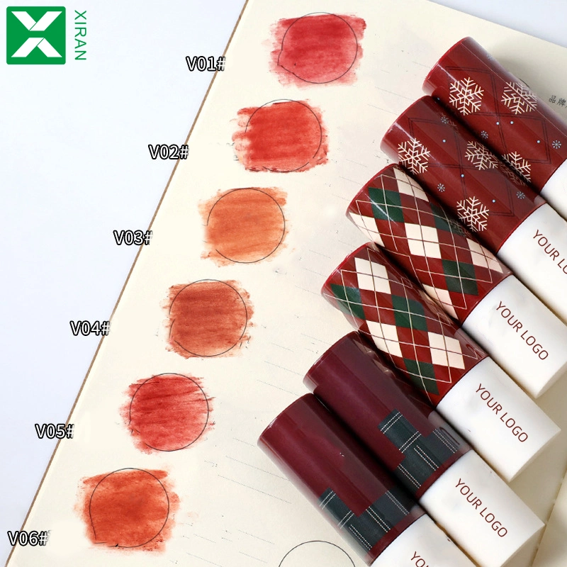 Christmas Winter Lipstick Set with Gingerbread Man Matte Lipstick Private Label