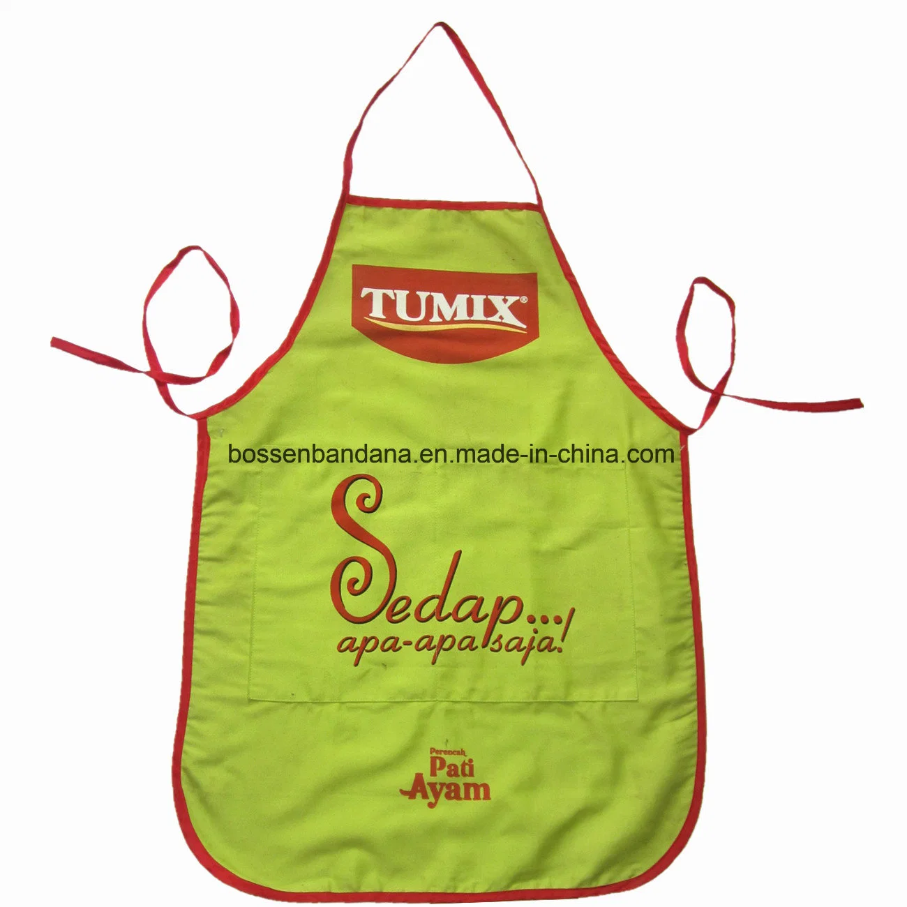 OEM Produce Customized Logo Promotional Cheap Yellow Kitchen Cooking Bib Aprons Supplier