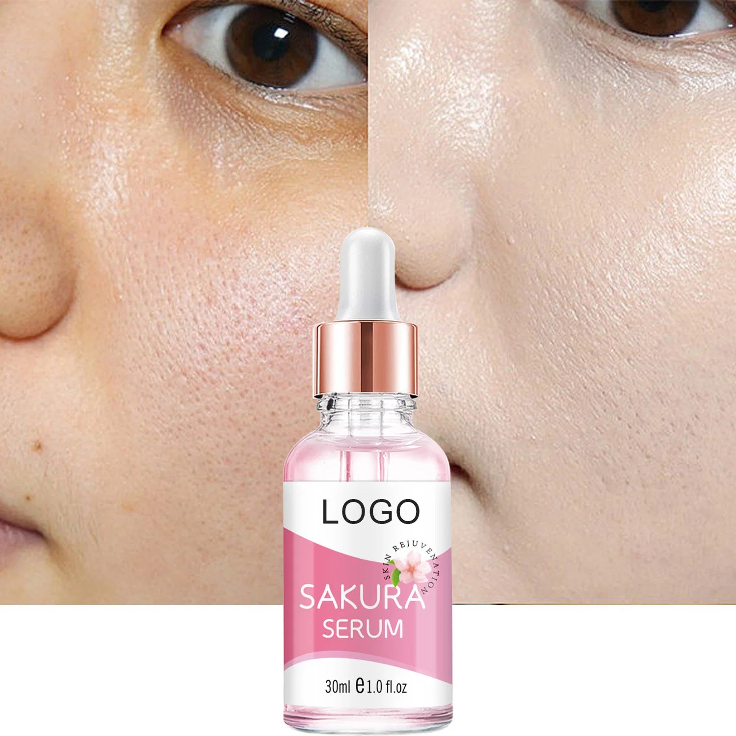 Beleza cosméticos cuidados da pele hidratar e remover rugas Sakura soro