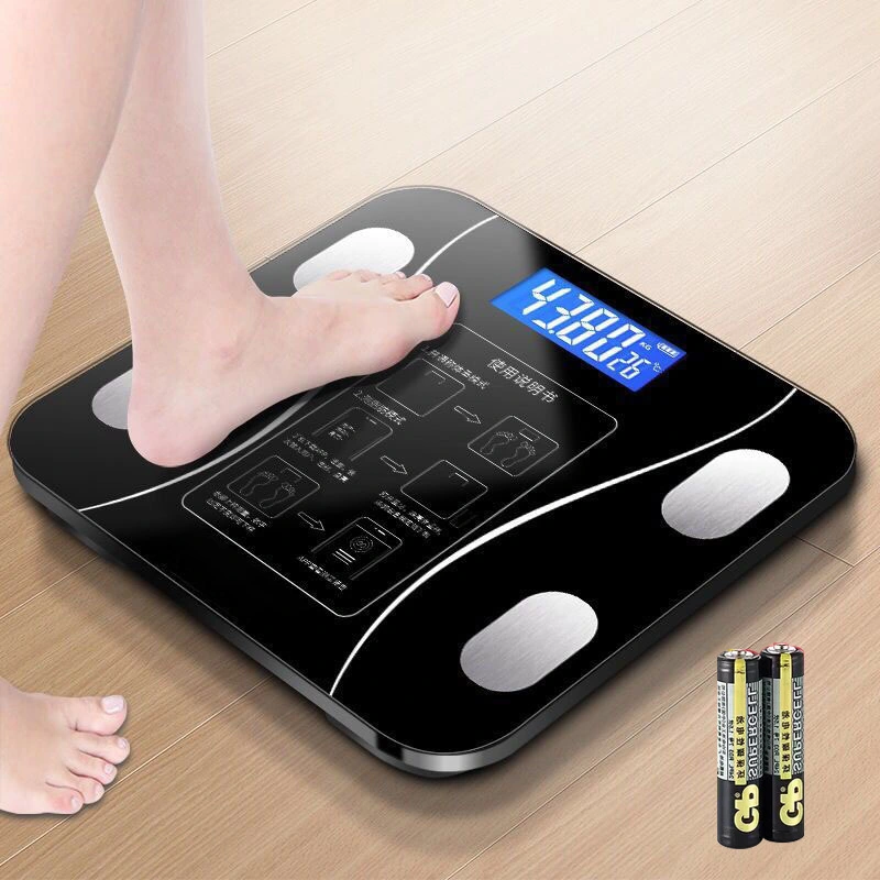 CE New Large Va Display ITO Digital Heart Rate USB Charge Baby Mode Smart Body Fat Scale with APP