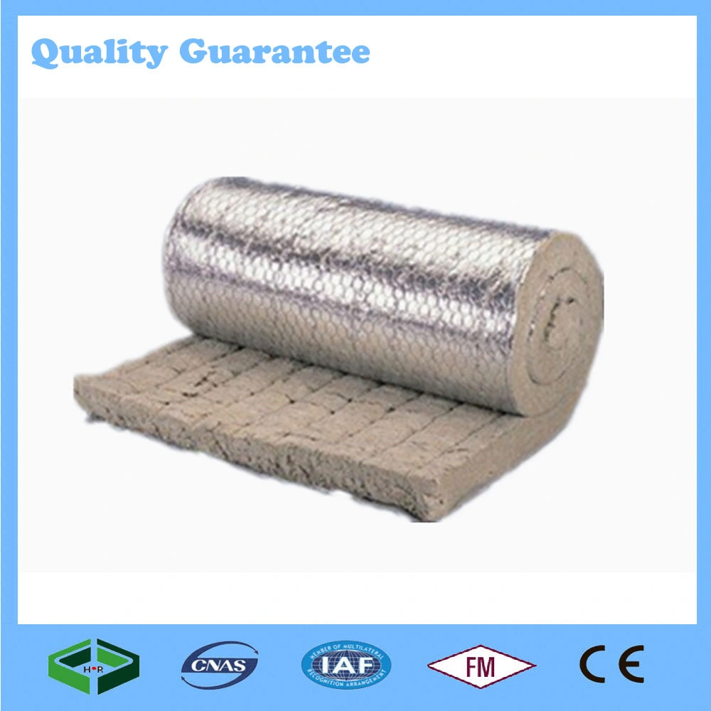 Thermal Heat Insulation Rock Wool, Rock Wool Blanket/Roll Building Material