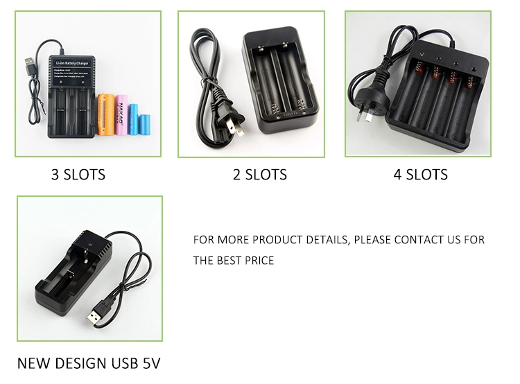 3.7V 18650 26650 14450 Li Ion Rechargeable Battery Charger