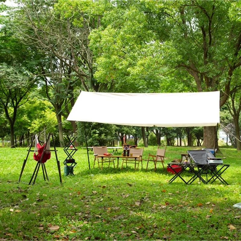 Tendas portáteis com bloqueio solar espesso para viagens, piqueniques e acampamentos ao ar livre.