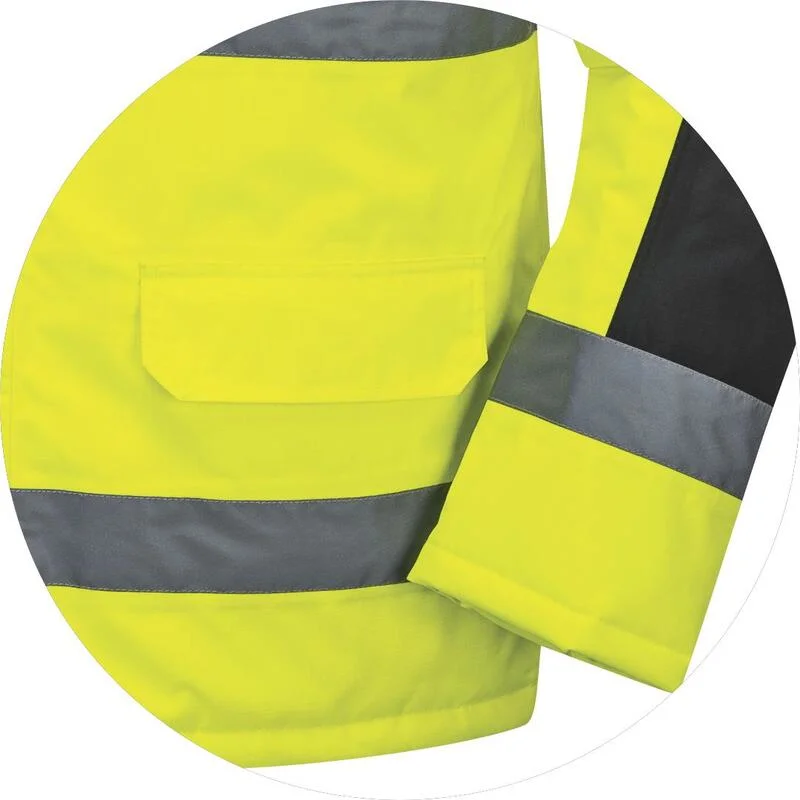 Durable Reflective Safety Clothes High Visibility Waterproof Workwear for Sanitation Workers