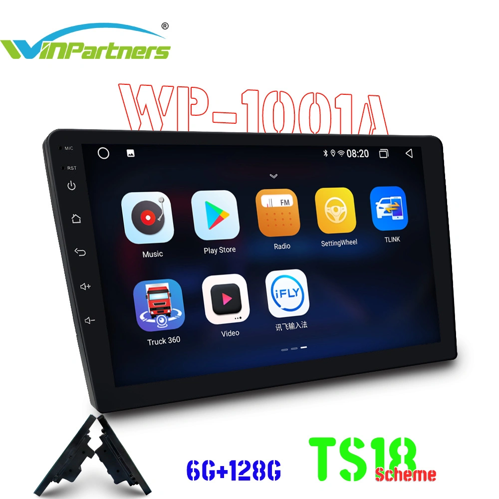 6g+128g 10 pouces General-Purpose véhiculaire de la machine Auto MP5 Player Android Android WP1001A