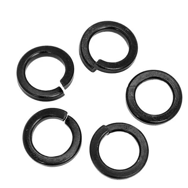 High Strenth Black DIN127 Industrial Open Spring Flat Washer with Square Ends