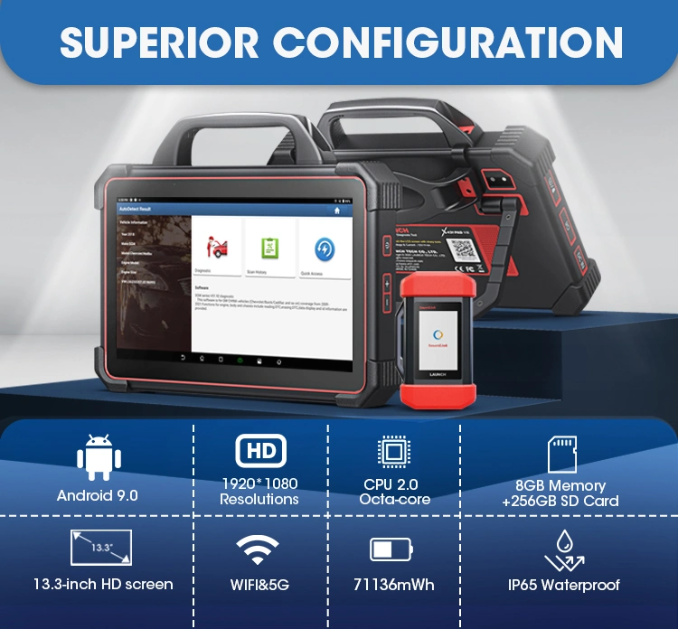 Launch Padvii Upgraded of X431 Pad 3 / V+ Topology Map 50+ Services Bi-Directional Control ECU Online Coding Fca Swg