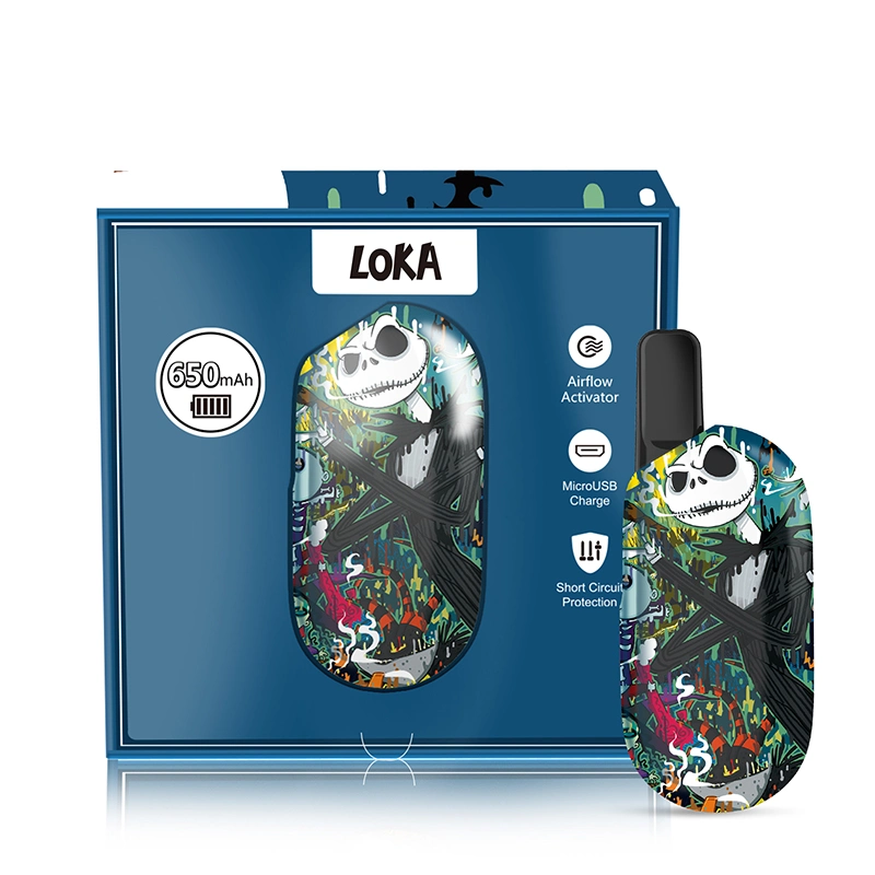 Оптом OEM Loka Original Factory Disposable Vape Pod Vaporizer Custom Логотип Nightmare