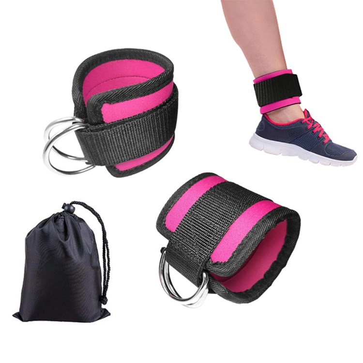 Ankle Straps for Cable Machines Padded Ankle Cuffs (Pair) - for Legs, Glutes, ABS and Hip Workouts Fits, Fully Adjustable & Breathable Ankle Strap Set