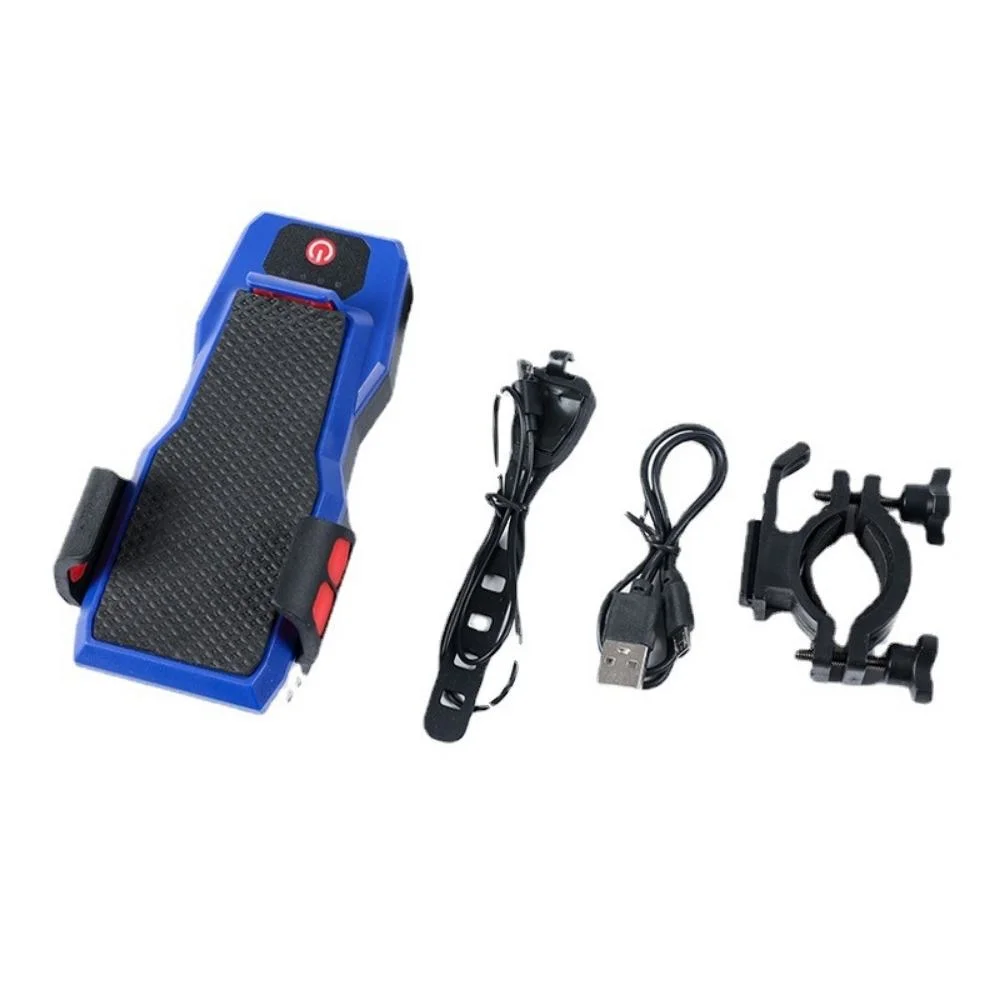 4 in 1 Bicycle Head Light Bike Horn Phone Holder Rechargeable Battery Wyz20618