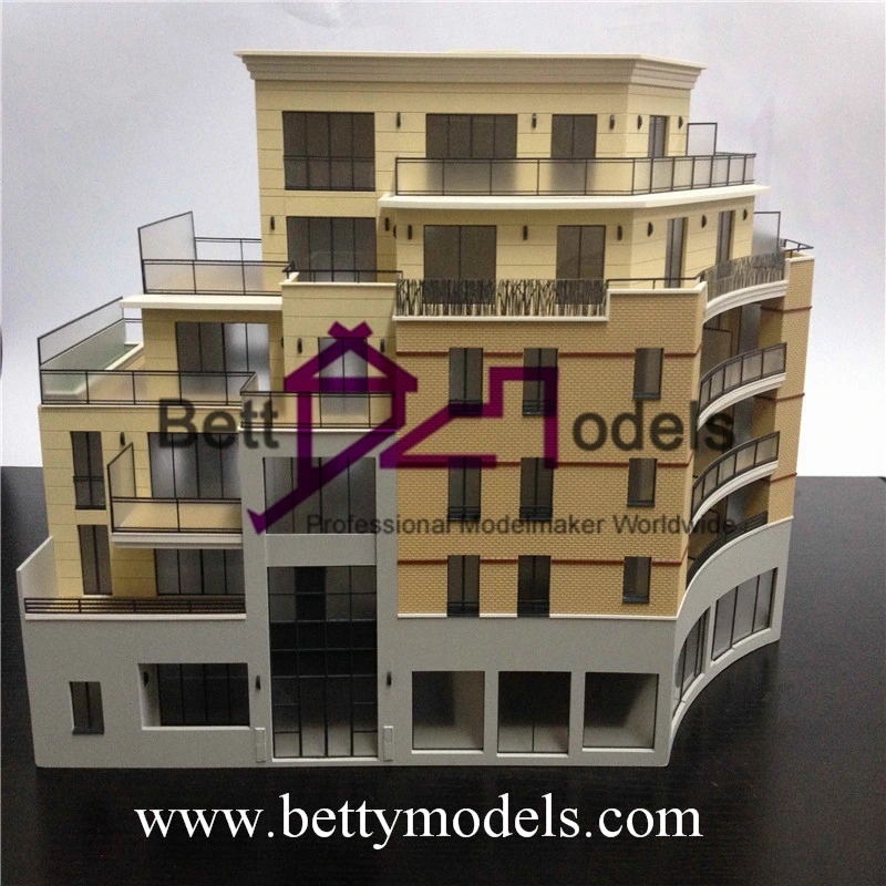 Hotel Building Scale Model Maker 3D Architectural Physical Models Customization