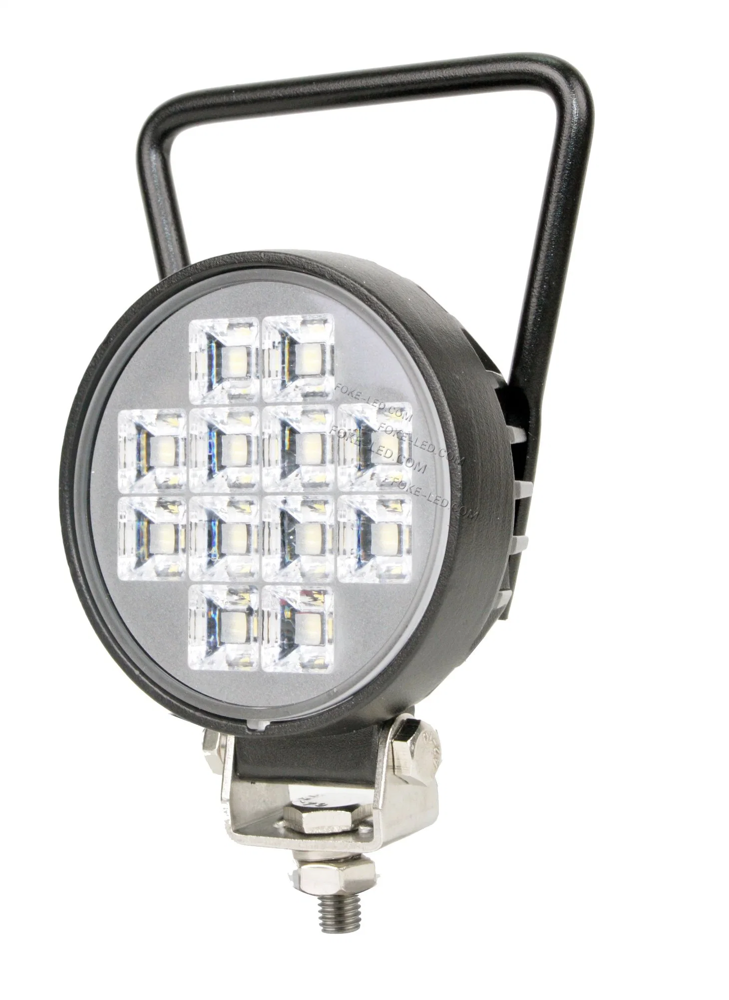 New Design 3 Inch 12W Optical Lens LED Round Handheld Work Light