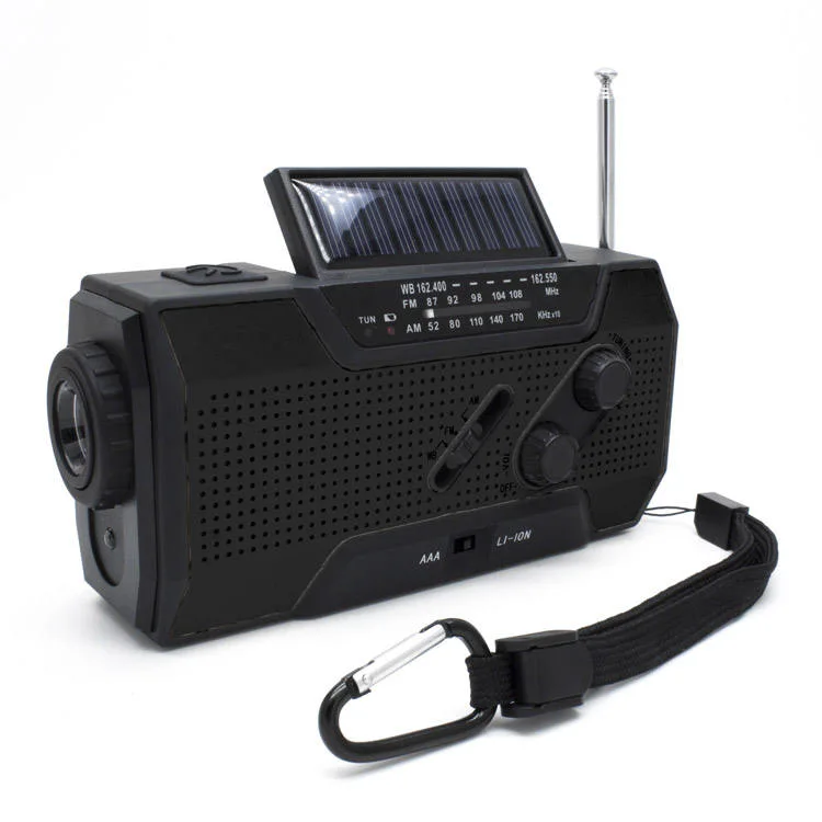 Solar Camping Kit Survival Notfall Kurbel Solar Taschenlampe Radio Dinamo