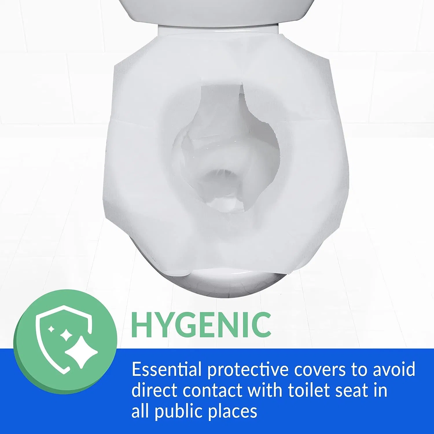 Toilet Seat Covers Disposable Toilet Seat Cover - Flushable Paper Toilet Liners for Bathroom