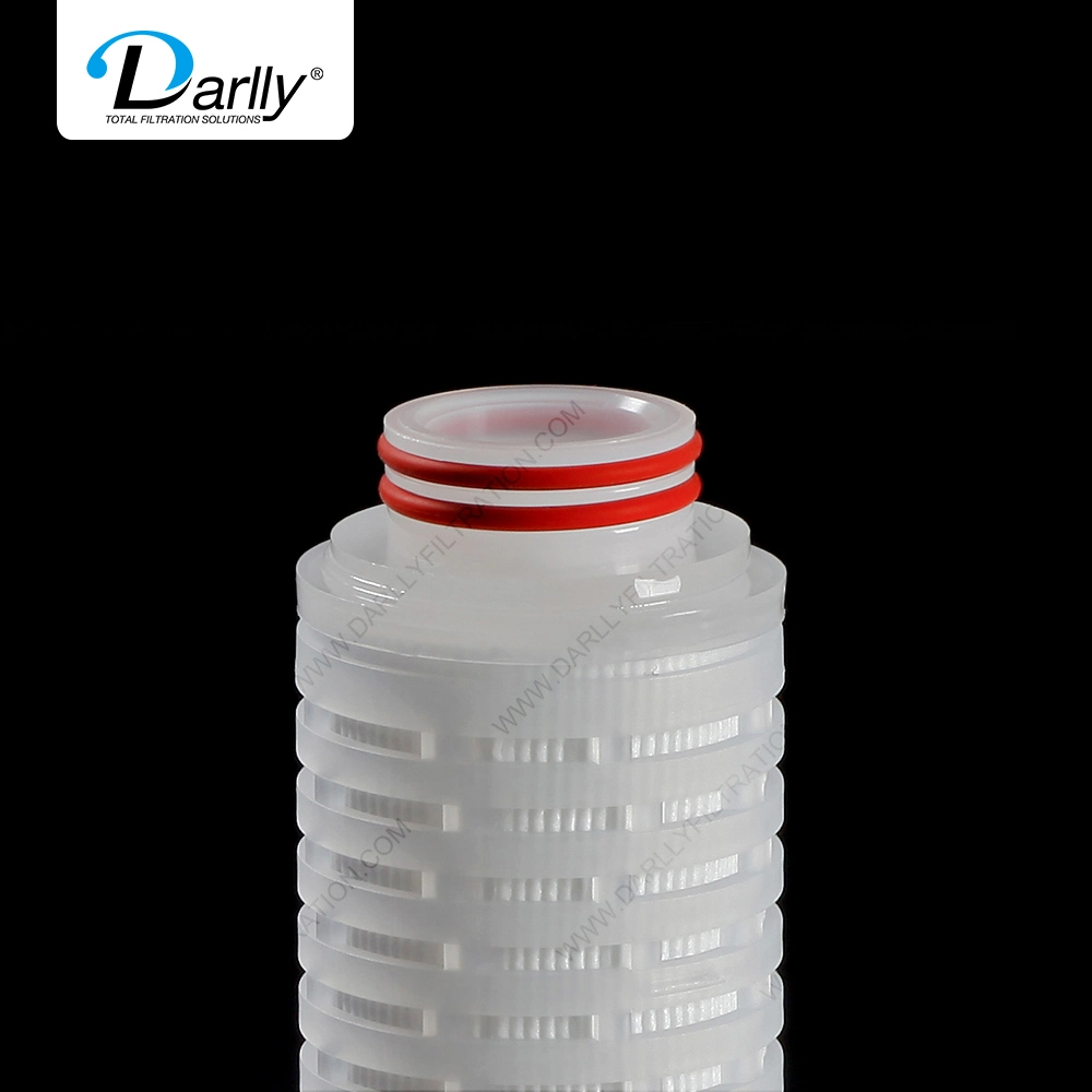 Darlly Pleated 10/20/20/40 Inch Micron Polypropylene Filter Cartridges for Liquid Filtration