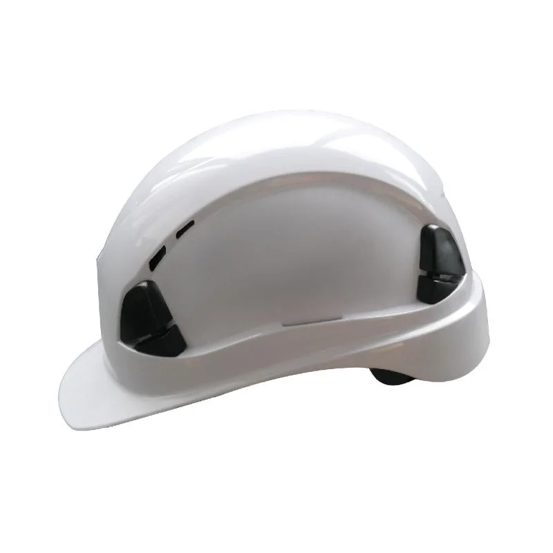 ABS Material Half-Brim Ratchet Suspension Hard Hats Safety Helmet