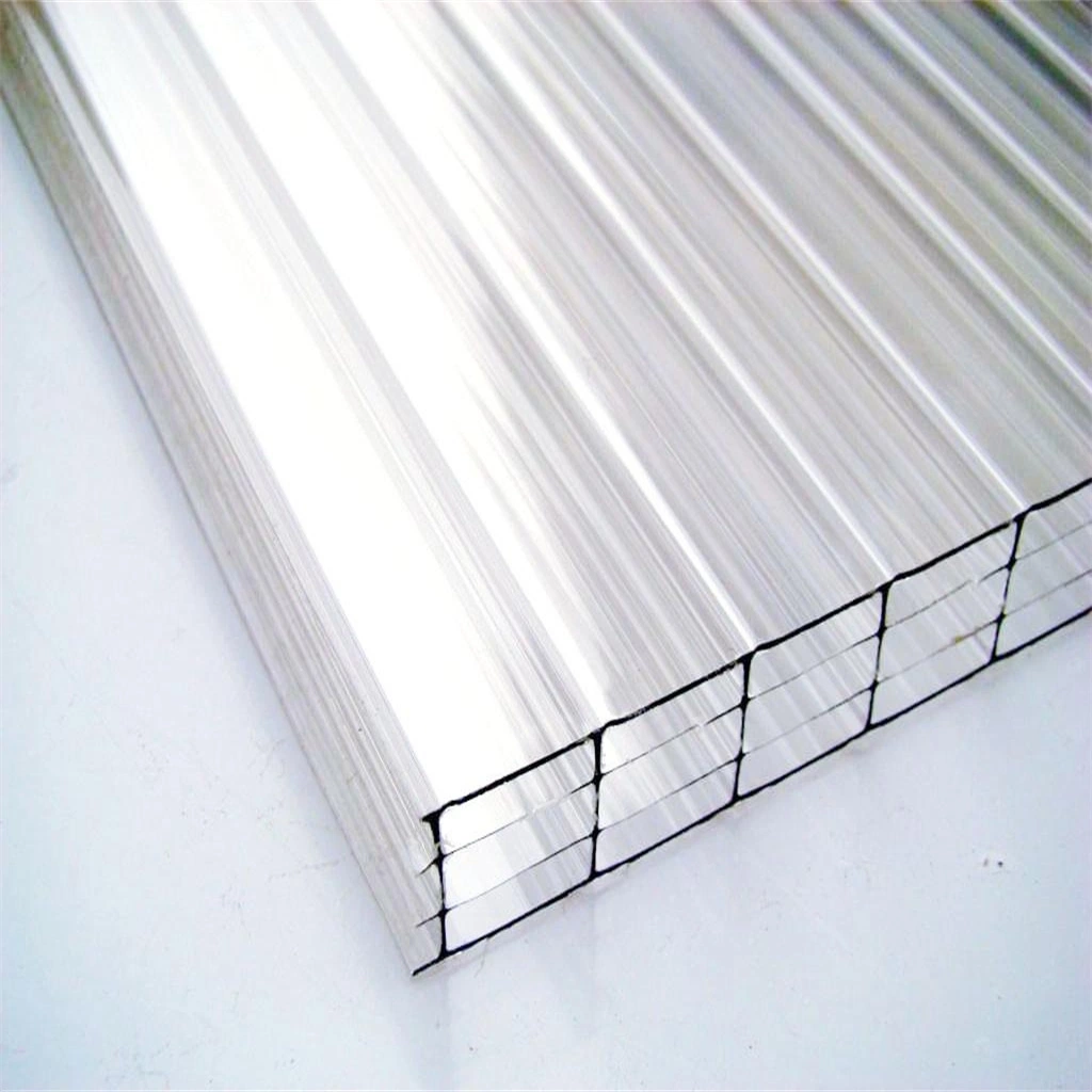 Factory Price Excellent Impact Resistance Twinwall Hollow Polycarbonate Plastic Wall Panels