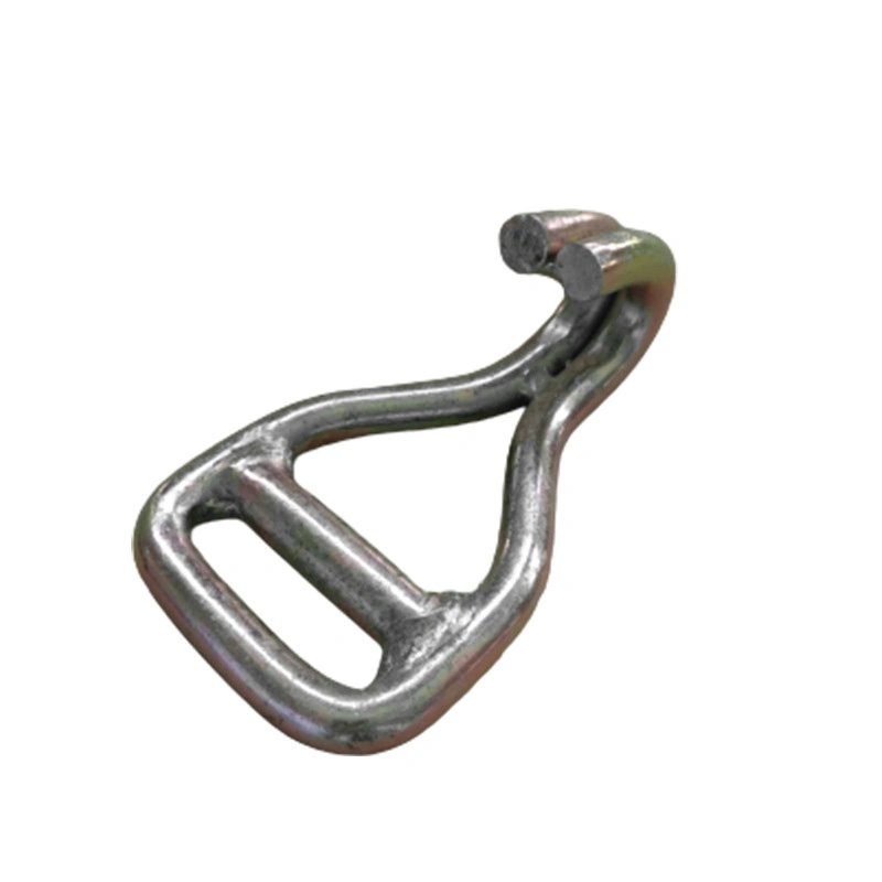 2&prime; &prime; 53mm 5000kgs Zinc Double J Lashing Welded Hook