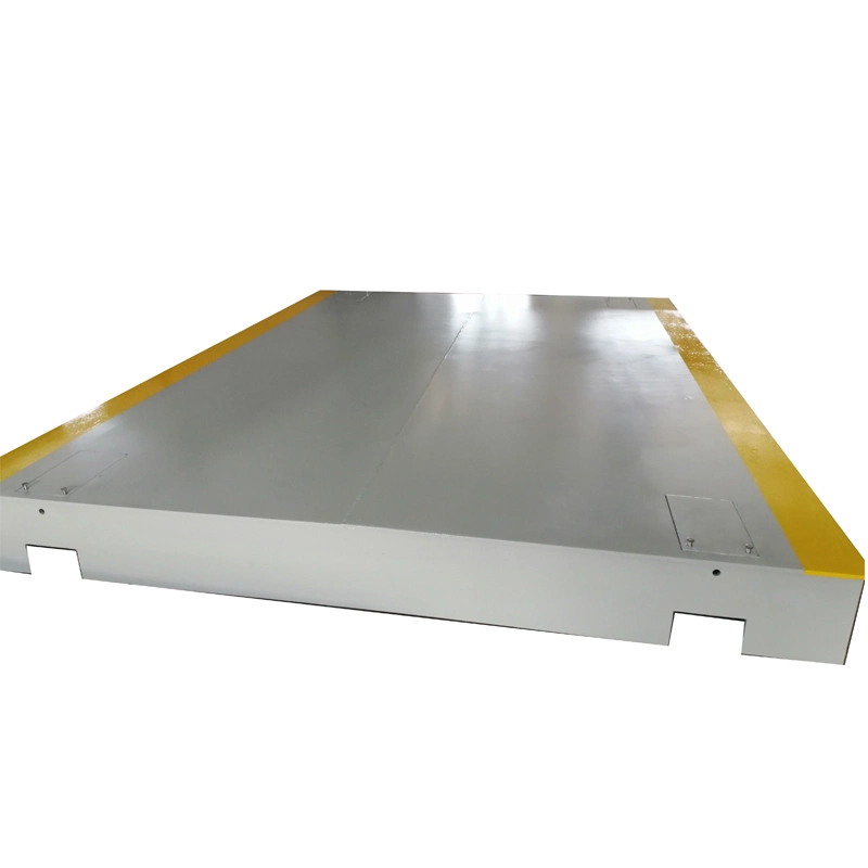 100t Checkered Platform Truck Scale with Steel Ramps