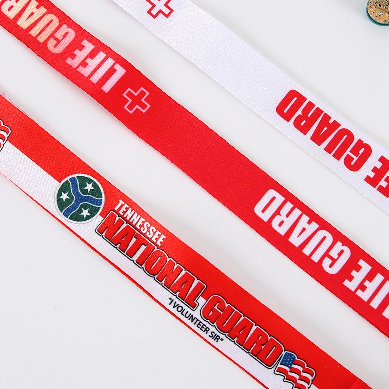 High quality/High cost performance Printed Custom Polyester Lanyard with Name Card