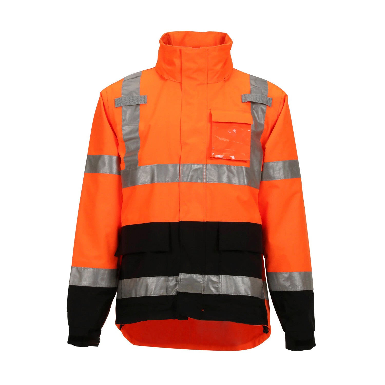 Rojo de MOQ bajo ropa de invierno de alta calidad de seguridad reflectante Hombres Hi Vis Flame Work Wear Moda Retardant Chaqueta