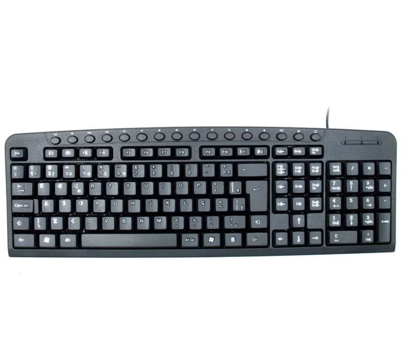 110 Tasten 16 Multimedia-Key Computer Laptop Wired USB Multimedia Keyboard