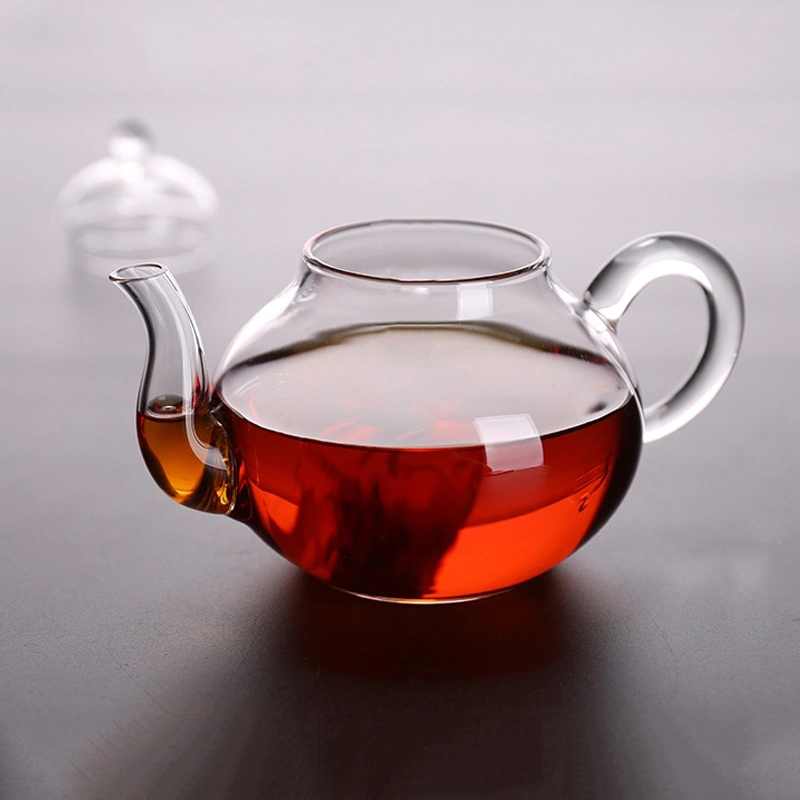 Best Heat-Resistant High Borosilicate Glass Tee Pot Glass Kettles for Flower Tea