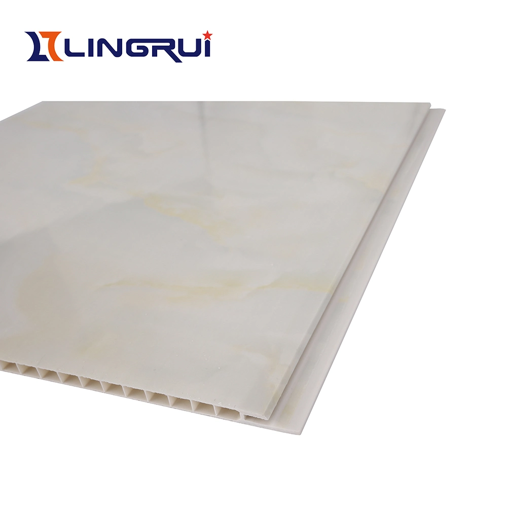 2022 Nuevos paneles de pared PVC laminado decorativo Panel de pared Material PVC 9 mm de espesor en la cocina