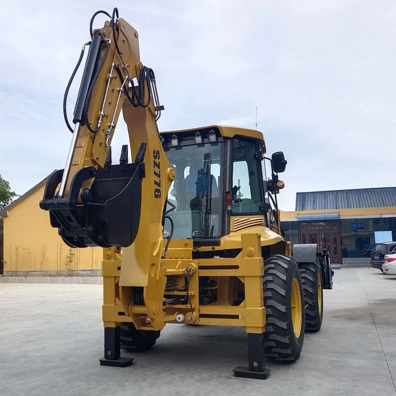 Factory Supply Directly 9ton Sz776 Wheel Loader Tractor Telescopic Loader with 4X4 Four-Wheel Steering System and Crab Walking and Four-Wheel Brakes