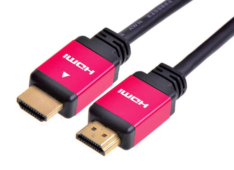 HDMI Male to Male Cable with RoHS Directive-Compliant, Various Colors Available