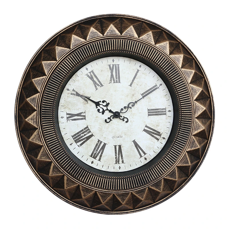 18inch 45cm Round Silent Wall Clocks Nordic Vintage Design for Home Decoration