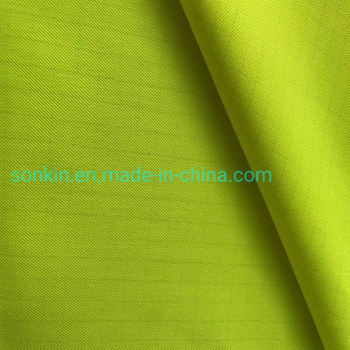 280GSM Modacrylic Cotton Blended Flame Retardant Fluorescent Woven Fabric Functional Textile