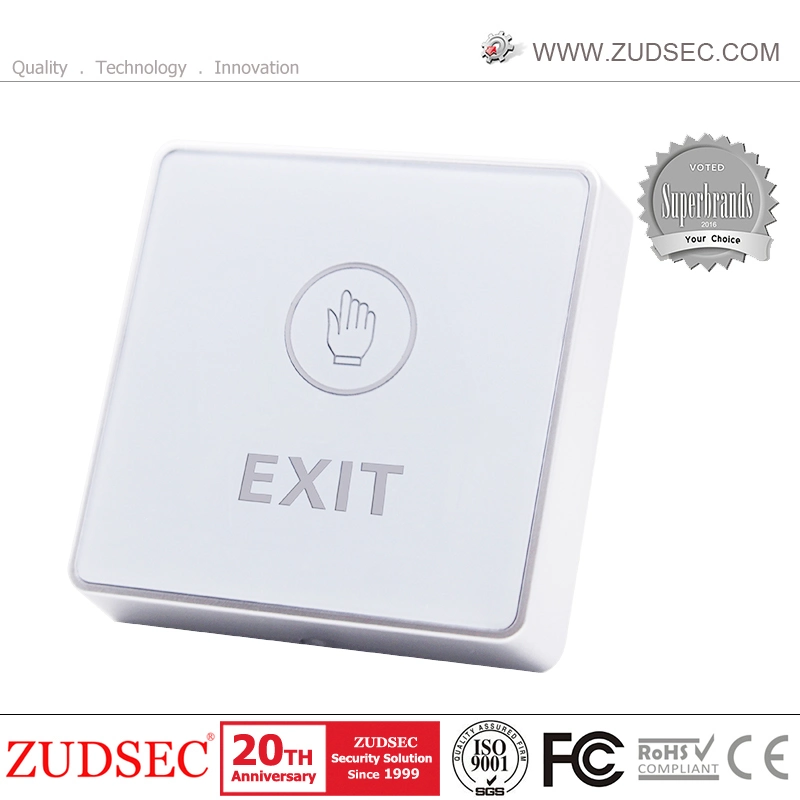 Touch Exit Switch Door Release Button with Indicate Light for Access Control System
